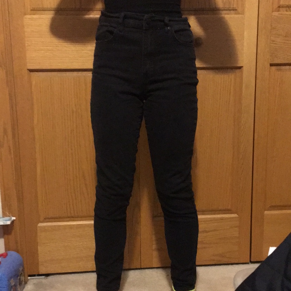 High-Waisted Skinny Jeans